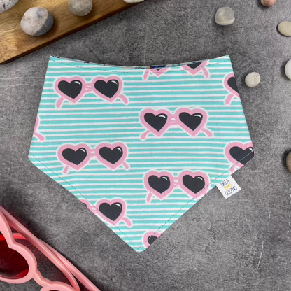 Bandana Heart Glasses