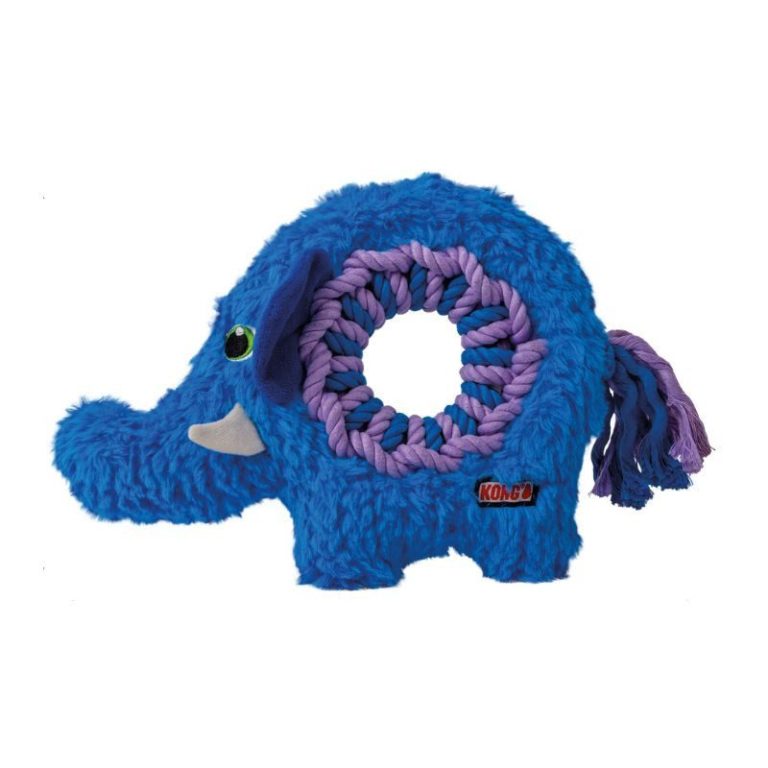 Jouet Kong Ringaroos Éléphant en corde pour chien