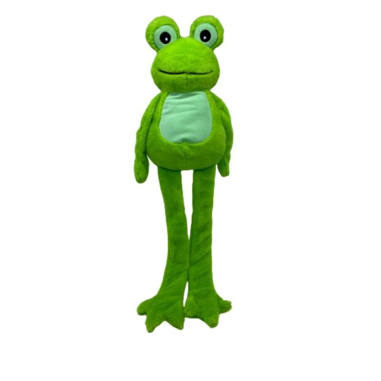 Peluche grenouille XXL pour chien