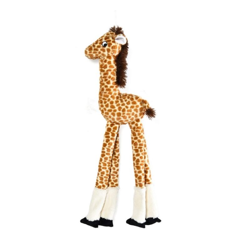 Peluche girafe XXL sonore pour chien