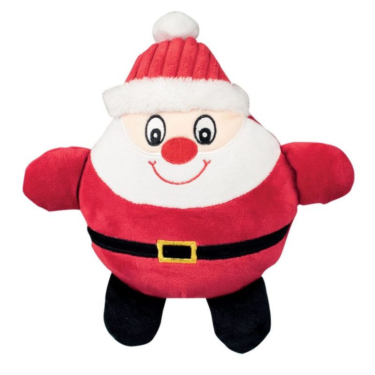 Peluche Père Noël sonore pour chien